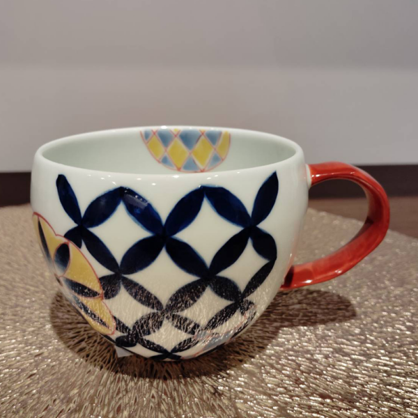 【MARUBUN】Shinpo Hanamon Mug（Red）