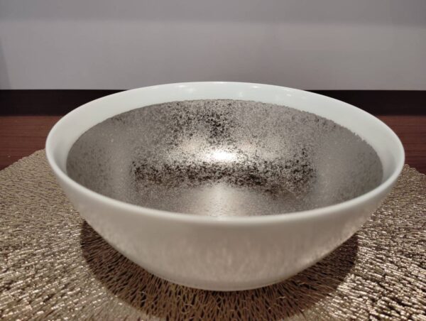 【MARUBUN】White Porcelain Platinum Roll Ramen Bowl