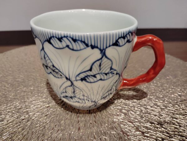 【MARUBUN】Flower Petal Pattern Mug（Red）